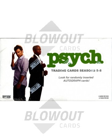 Psych Seasons 5-8 Trading Cards (Cryptozoic) - Box