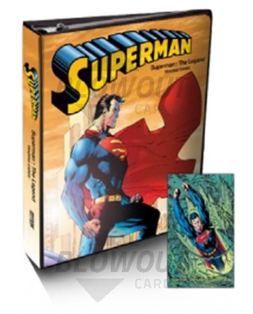 DC Comics Superman: The Legend Trading Cards Binder 10ct Case