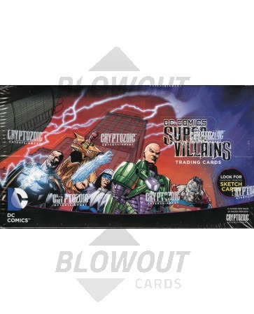 DC Comics Super-Villain Trading Cards (Cryptozoic) - 12 Box Case