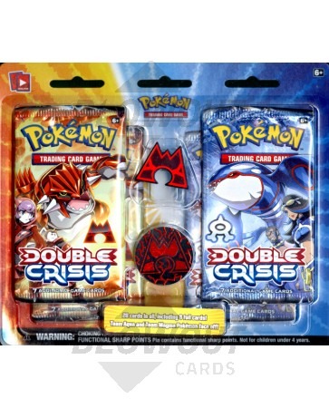 Pokemon Double Crisis 4 Pack Blister - 24 Count Box