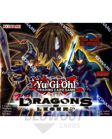 Yugioh Dragons Of Legend 1st Edition Booster 12 Box Case