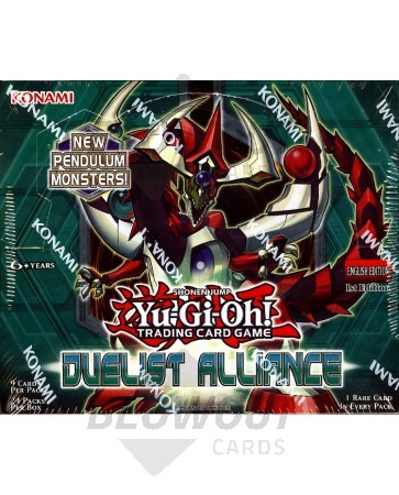 Yugioh Duelist Alliance 1st Edition Booster 12 Box Case