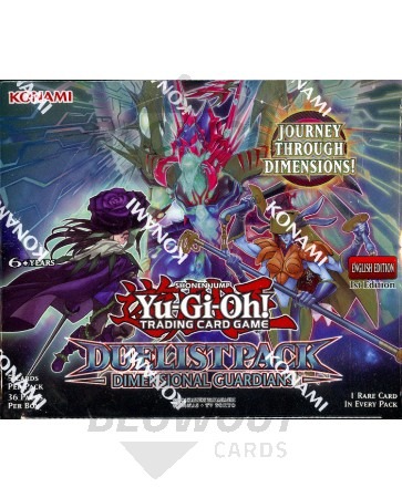 Yugioh Duelist Pack Dimensional Guardians Booster Box