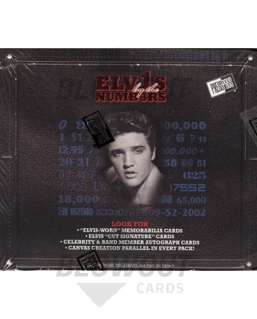 2008 Press Pass Elvis By The Numbers Retail 20 Box Case