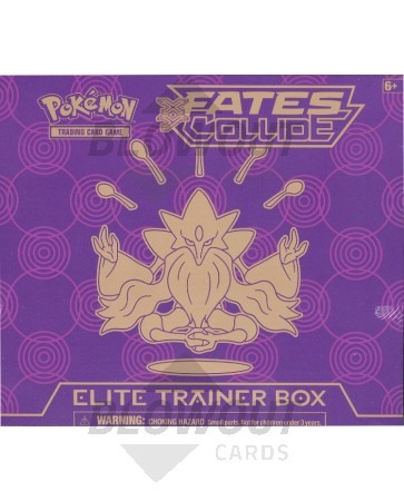 Pokemon XY Fates Collide Elite Trainer 10 Box Case
