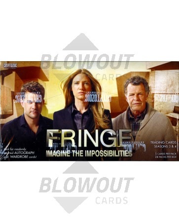 Fringe Seasons 3&4 Trading Cards (Cryptozoic) 12 Box Case