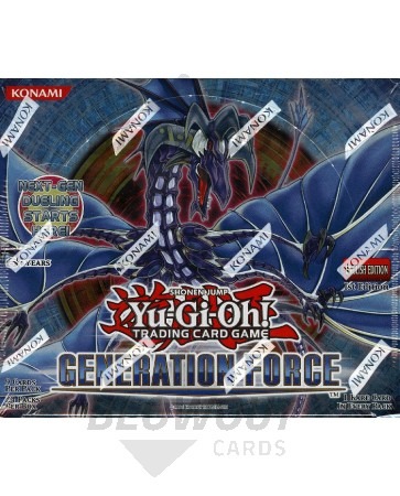 Yugioh Generation Force Booster 12 Box Case
