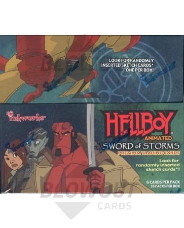 Hellboy Animated Sword of Storms Inkworks Hobby Box