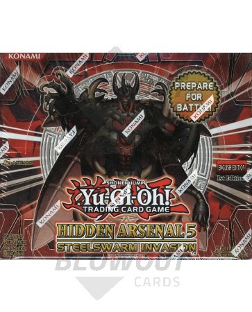 Yugioh Hidden Arsenal 5: Steelswarm Invasion Euro Ed 12 Box Case