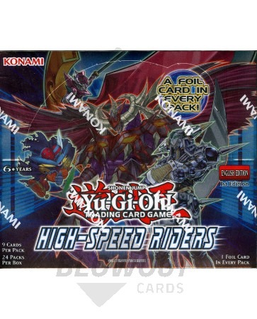 Yugioh High Speed Riders 1st Edition Booster 12 Box Case