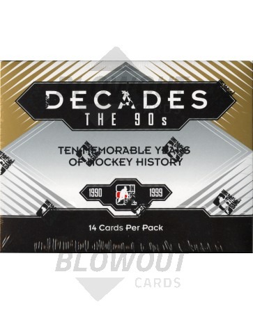 2013 In The Game ITG Decades - 1990's Hockey Box