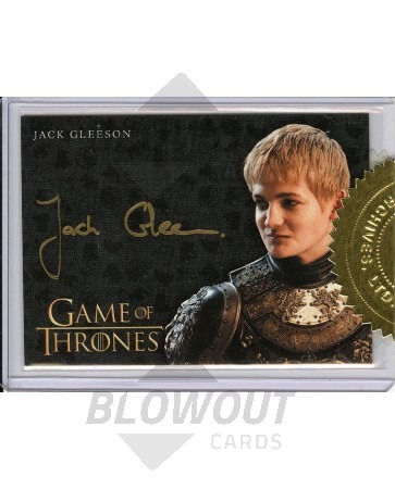 Jack Gleeson Game of Thrones Season 4 Gold Auto 6 Cs Incentive