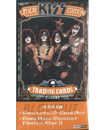 Press Pass KISS Tour Edition Poster #3 Blaster Box