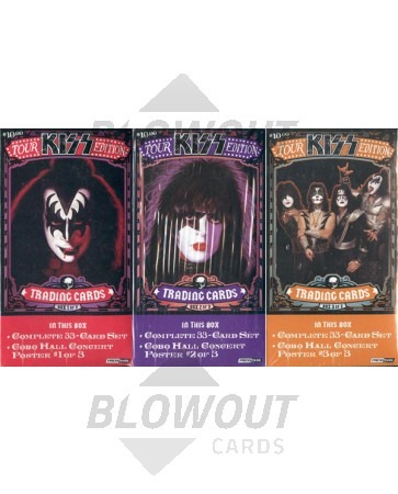Press Pass KISS Tour Edition Blaster 3 Box Lot