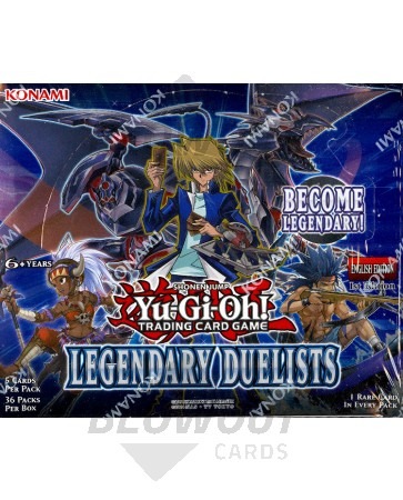 Yugioh Legendary Duelist 1st Edition Booster 12 Box Case