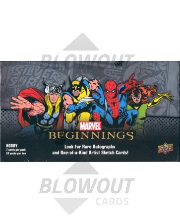 Marvel Beginnings Series 1 Trading Cards Box - Upper Deck