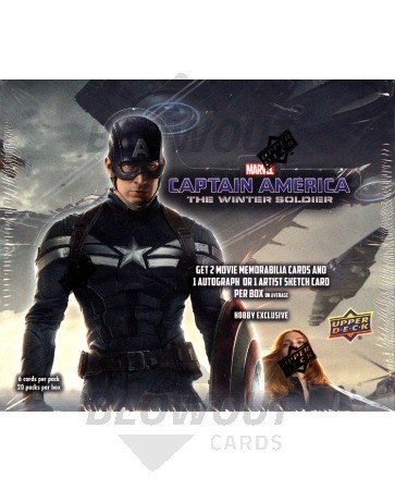 Marvel Captain America 2 Movie 12 Box Case (Upper Deck)