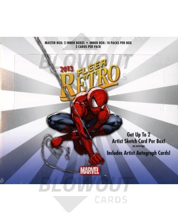 2013 Fleer Retro Marvel Trading Cards Box