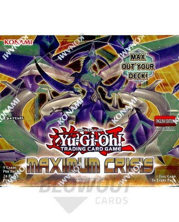 Yugioh Maximum Crisis 1st Edition Booster Box