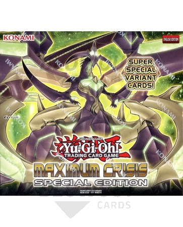 Yugioh Maximum Crisis Special Edition 12 Box Case