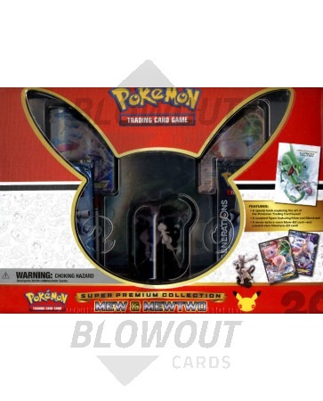Pokemon Mew & Mewtwo Super Premium Collection 4 Box Case