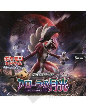 Pokemon Sun & Moon Moonlight of Alola Booster Box-Japanese