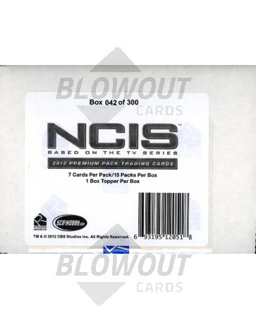 NCIS 2012 Premium Pack Trading Cards Box