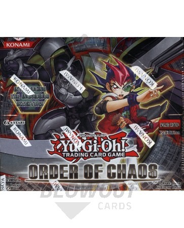 Yugioh Order of Chaos 1st Edition Booster 12 Box Case