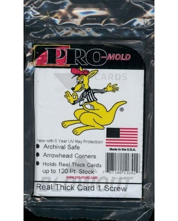 Pro-Mold Real Thick 120pt 1-Screw Holder - PC18ii - 20ct Box
