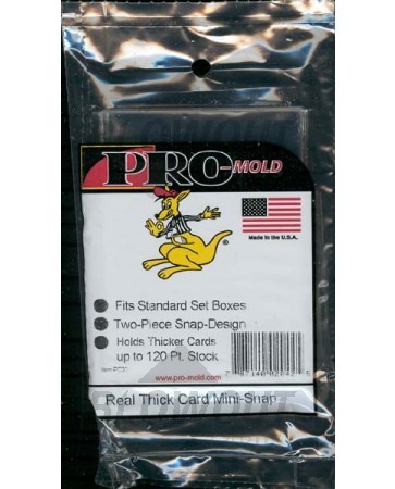 Pro-Mold Real Thick 120pt Mini-Snap Holder - PC20 - 200ct Case