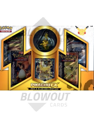 Pokemon Red & Blue Collection - Pikachu EX 12 Box Case