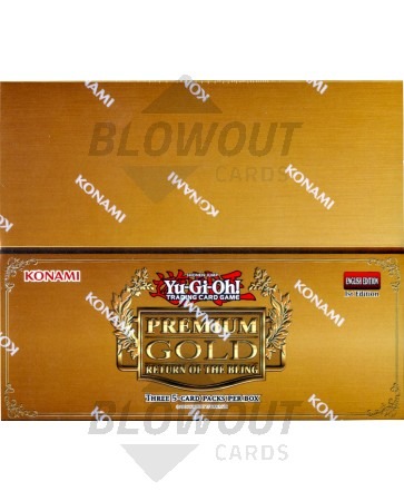 Yugioh Premium Gold Return of the Bling 10 Box Case