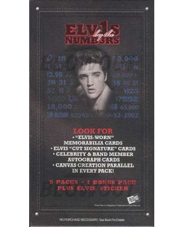 2008 Press Pass Elvis By The Numbers Blaster 20 Box Case