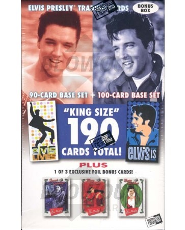 2008 Press Pass Elvis Bonus Box (190 Cards Total) - 20 Box Case