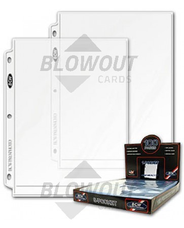 BCW Pro 8x10 Photo Page - 1000ct Case