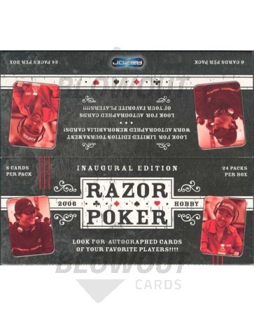 2006 Razor Poker Trading Card Box
