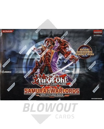Yugioh Samurai Warlords Structure Deck Box