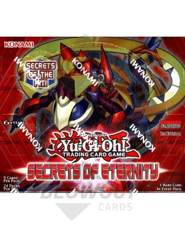 Yugioh Secrets of Eternity 1st Edition Booster 12 Box Case