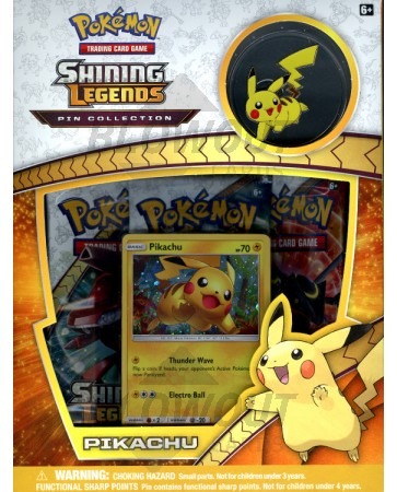 Pokemon Shining Legends Pikachu Pin Collection Box