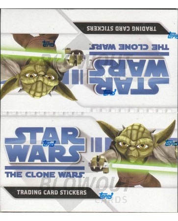 Topps Star Wars The Clone Wars Stickers 8 Box Case