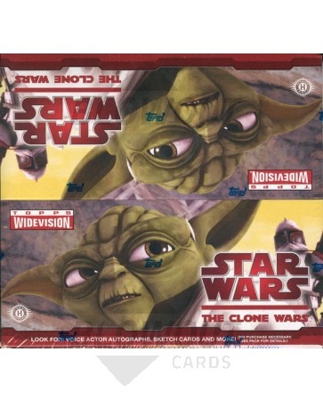 Topps Star Wars The Clone Wars Widevision Hobby 8 Box Case