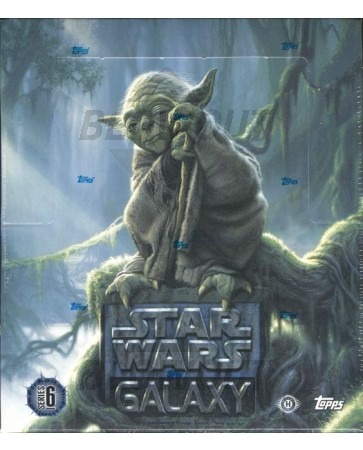 Topps Star Wars Galaxy Series 6 Hobby 8 Box Case