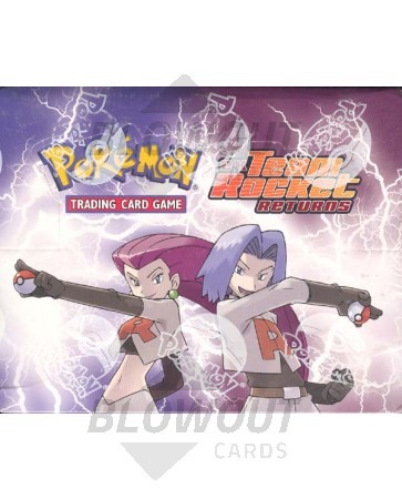 Pokemon EX Team Rocket Returns Theme Deck Box