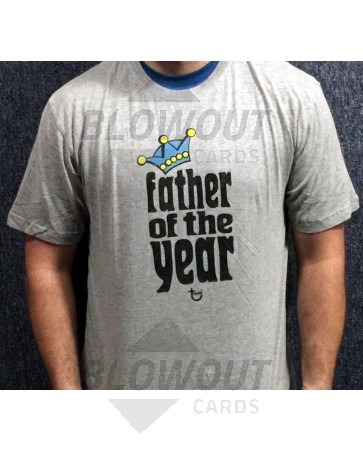 Topps "Father of the Year" T-Shirt - Gray - Size 2XL