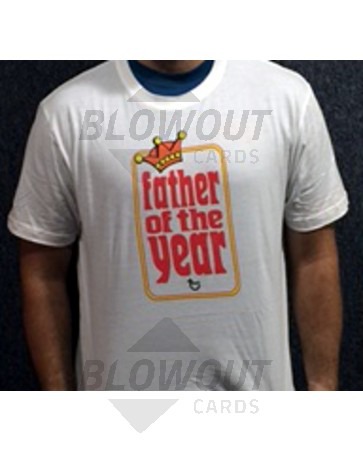 Topps "Father of the Year" T-Shirt - White - Size M