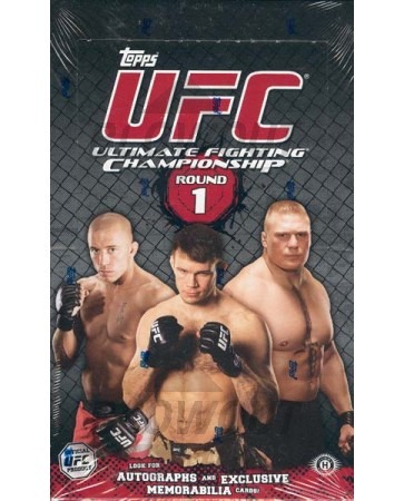 2009 Topps UFC Round 1 Trading Cards Hobby 12 Box Case