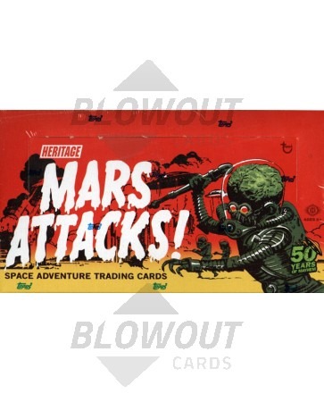 Topps Mars Attacks Heritage Trading Cards Box