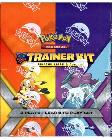 Pokemon XY Trainer Kit Pikachu Libre and Suicune Box