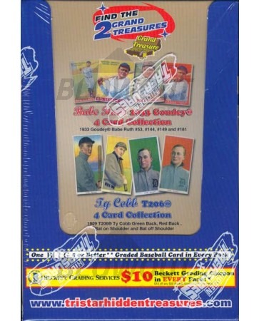 2006 Tristar Hidden Treasures Ruth/Cobb Edition Baseball Box
