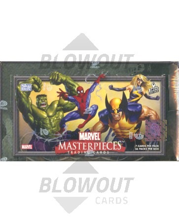 Marvel Masterpieces Series 1 Trading Cards 12 Box Case (UD)